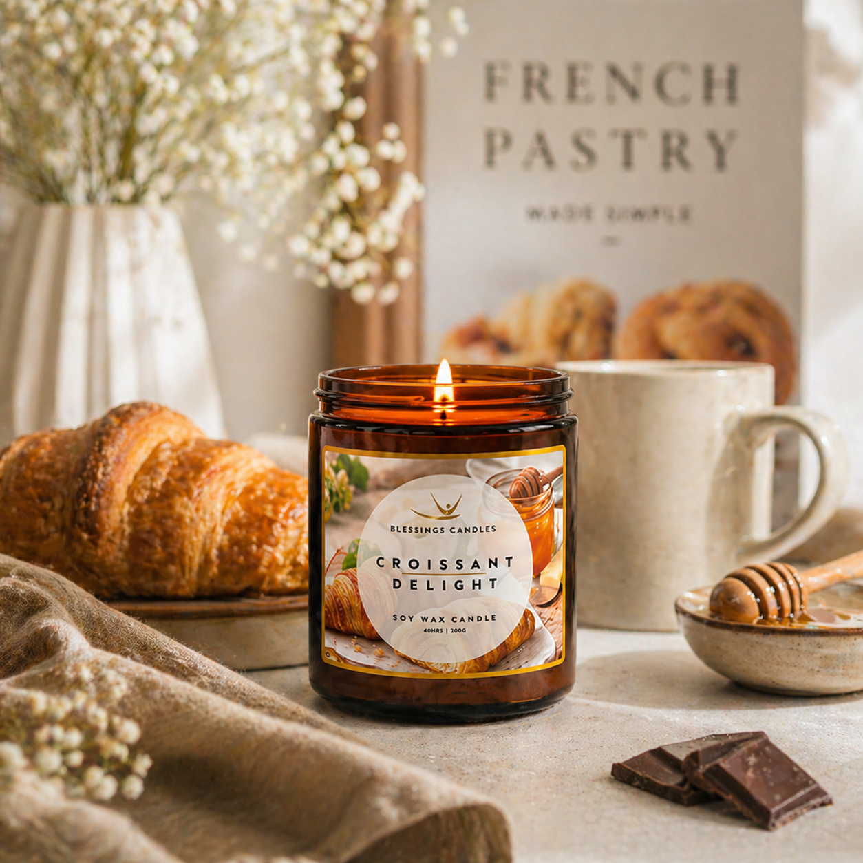 Amber Jar - Croissant Delight