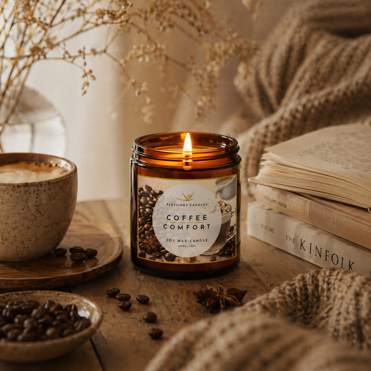 Amber Jar - Coffee Comfort