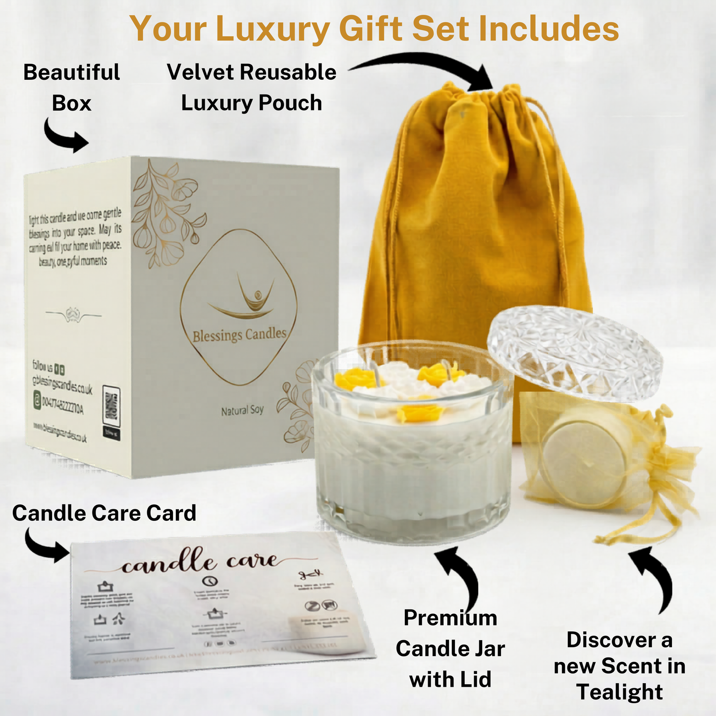 Crystal Blossoms - Creamy Musk, Sandalwood & Vanilla