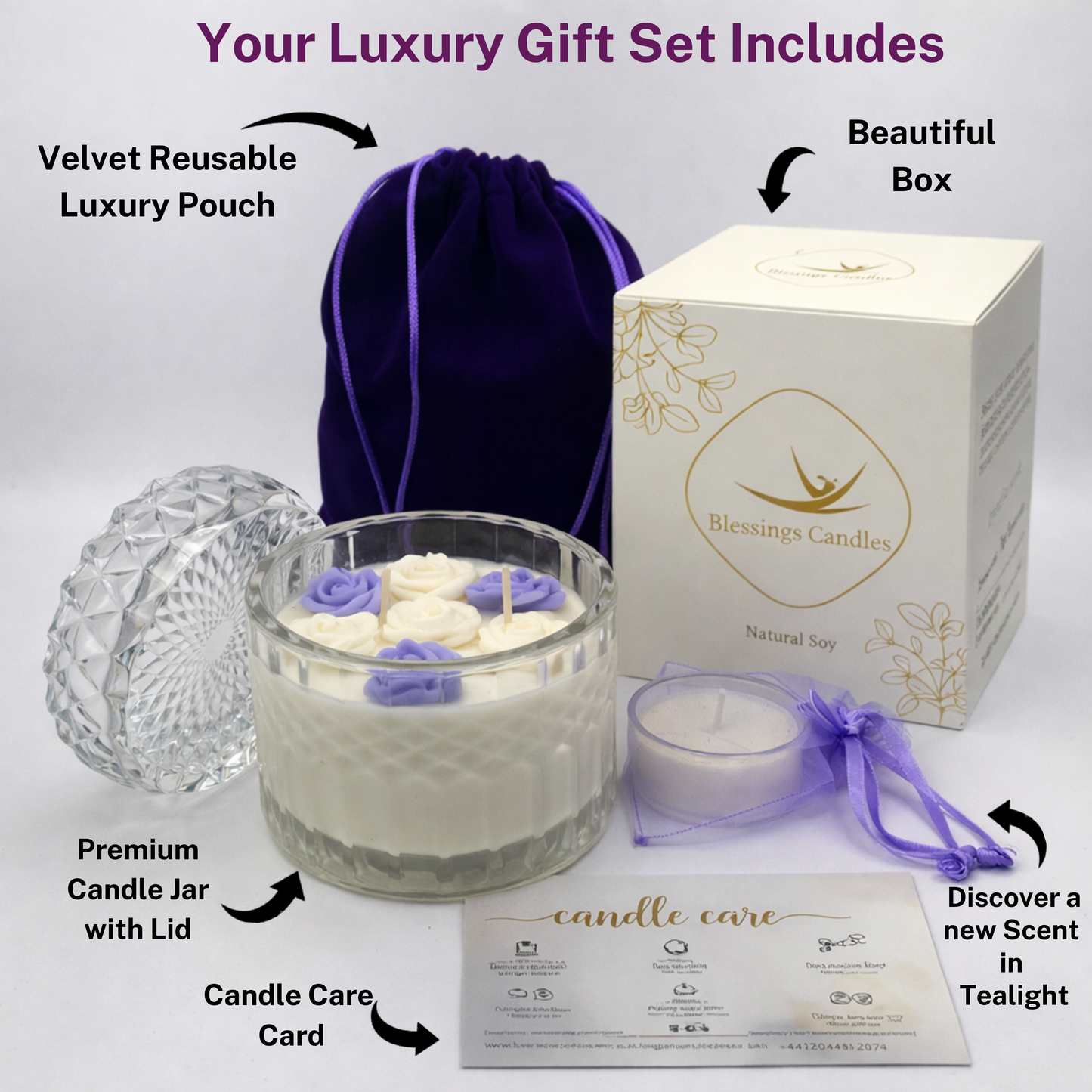 Crystal Blossoms - Lavender, Chamomile and Vanilla