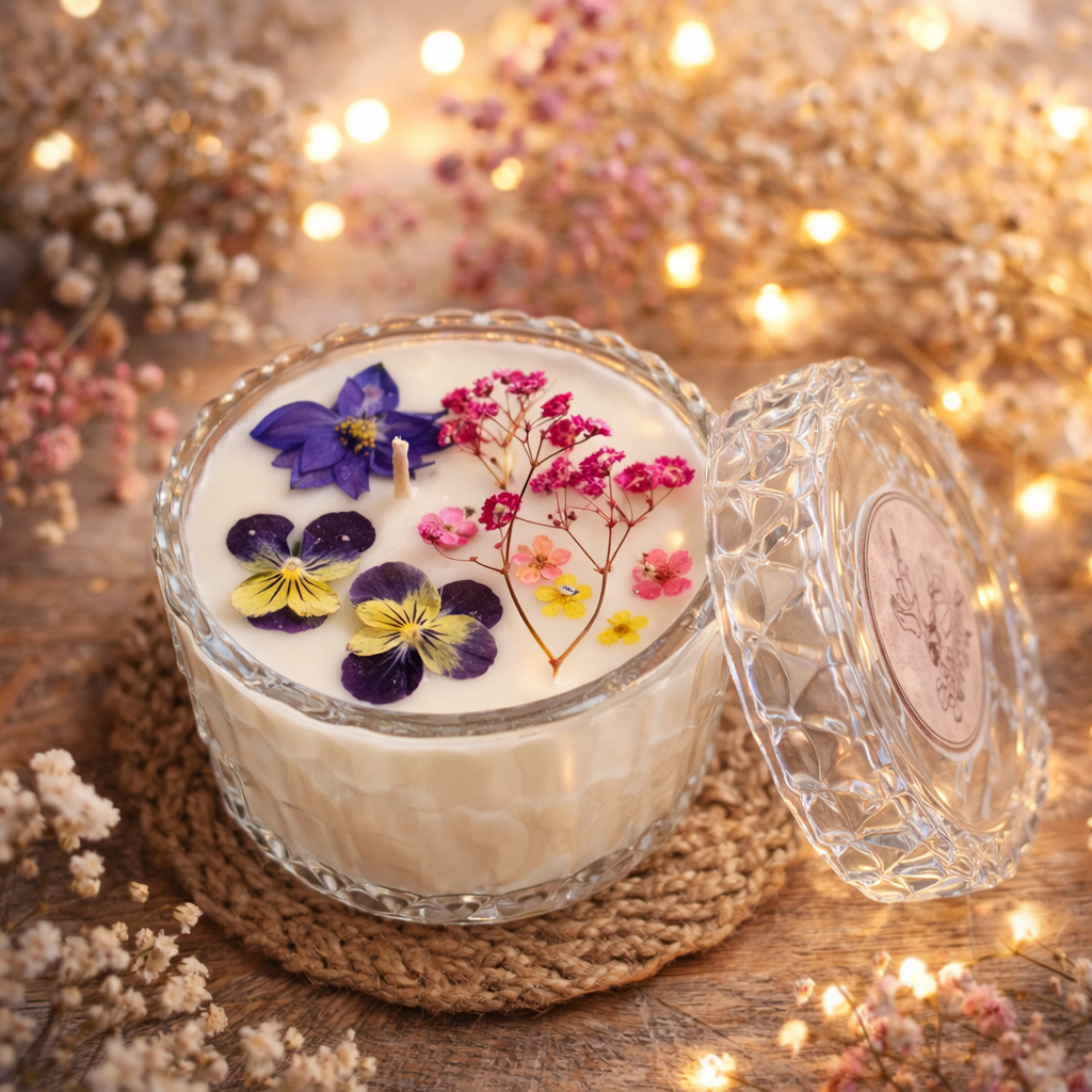 Crystal Blossoms – Botanical (Dried Pressed Flowers)