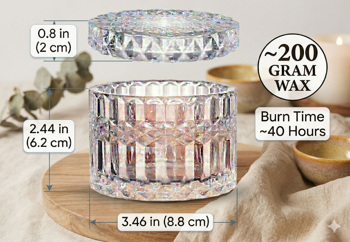 Crystal Blossoms - Creamy Musk, Sandalwood & Vanilla