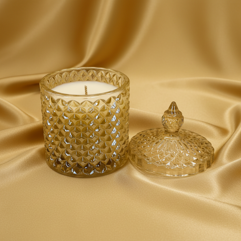 Golden Aura Luxury Candle Jar