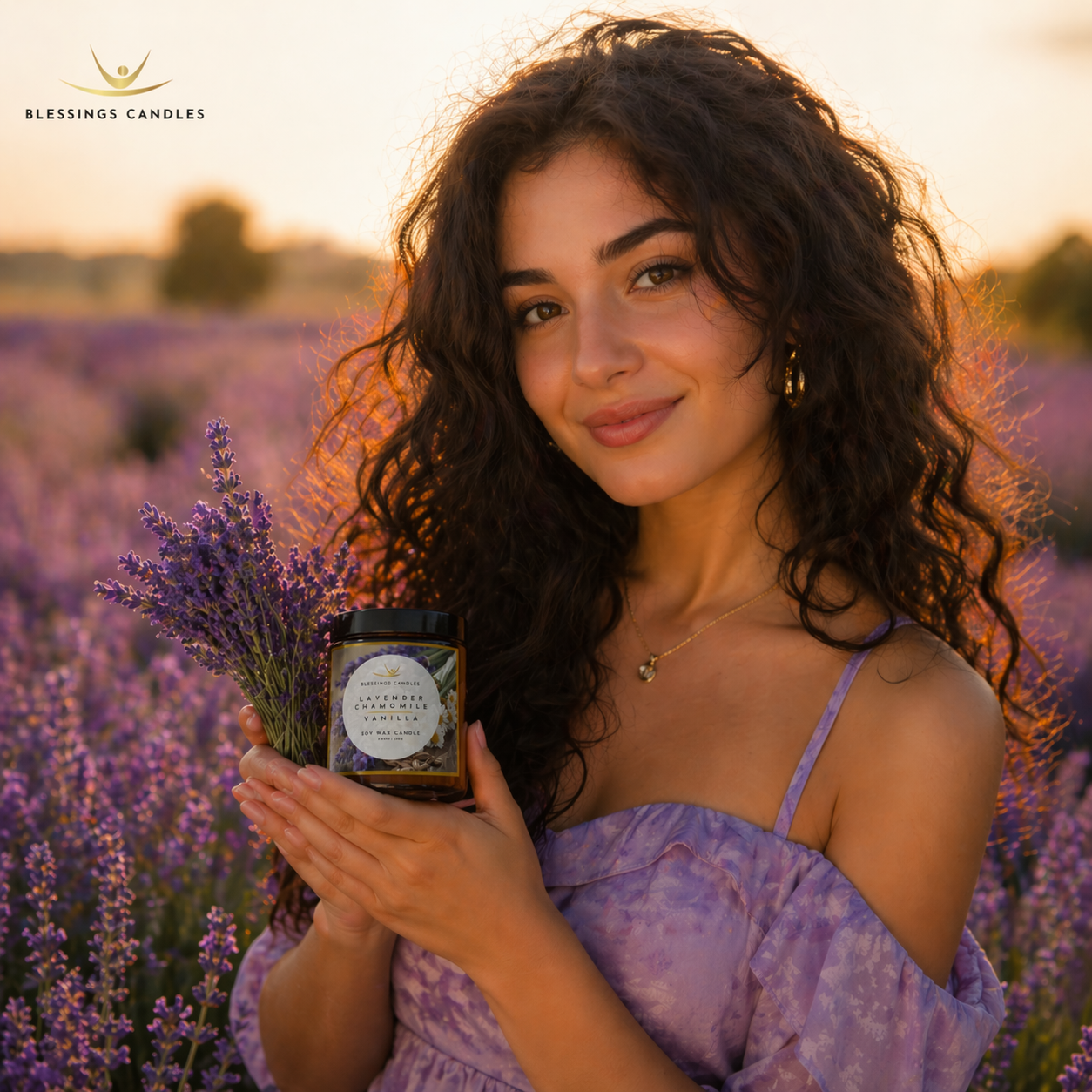 Amber Jar - Lavender, Chamomile & Vanilla