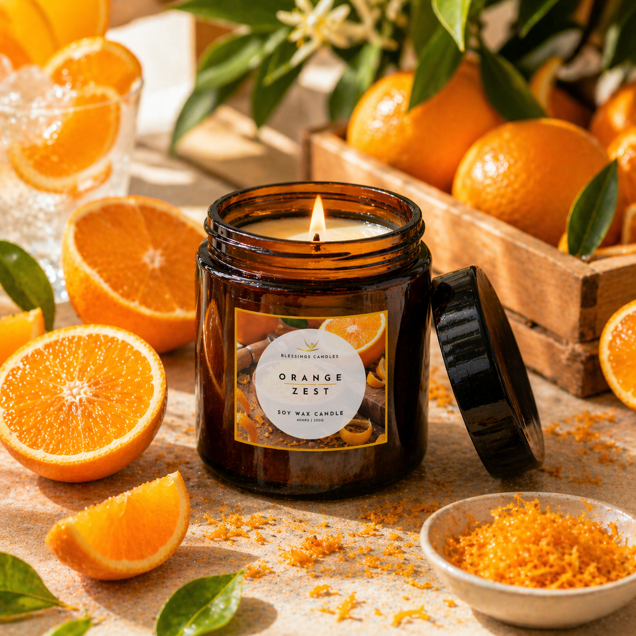 Amber Jar - Orange Zest