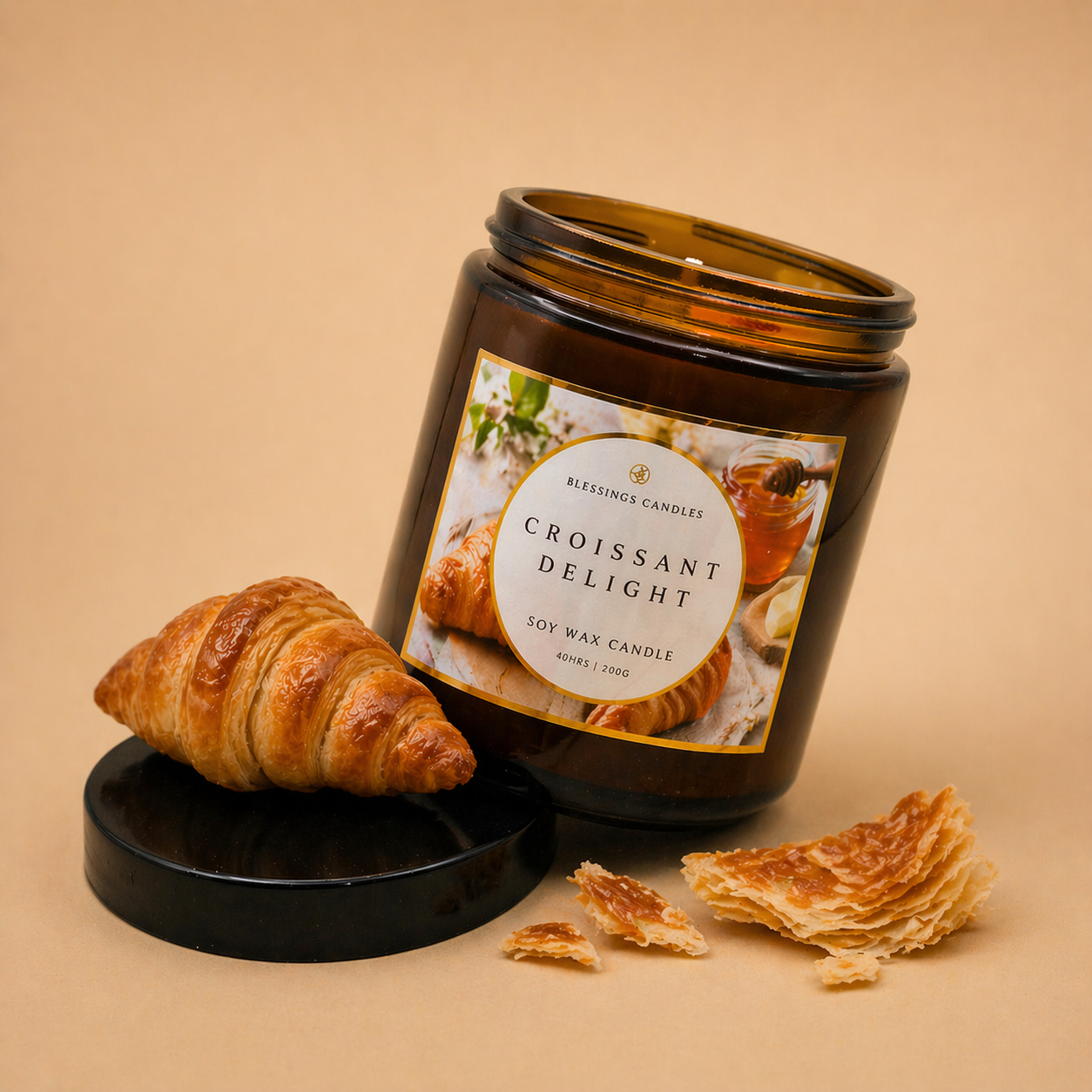 Amber Jar - Croissant Delight