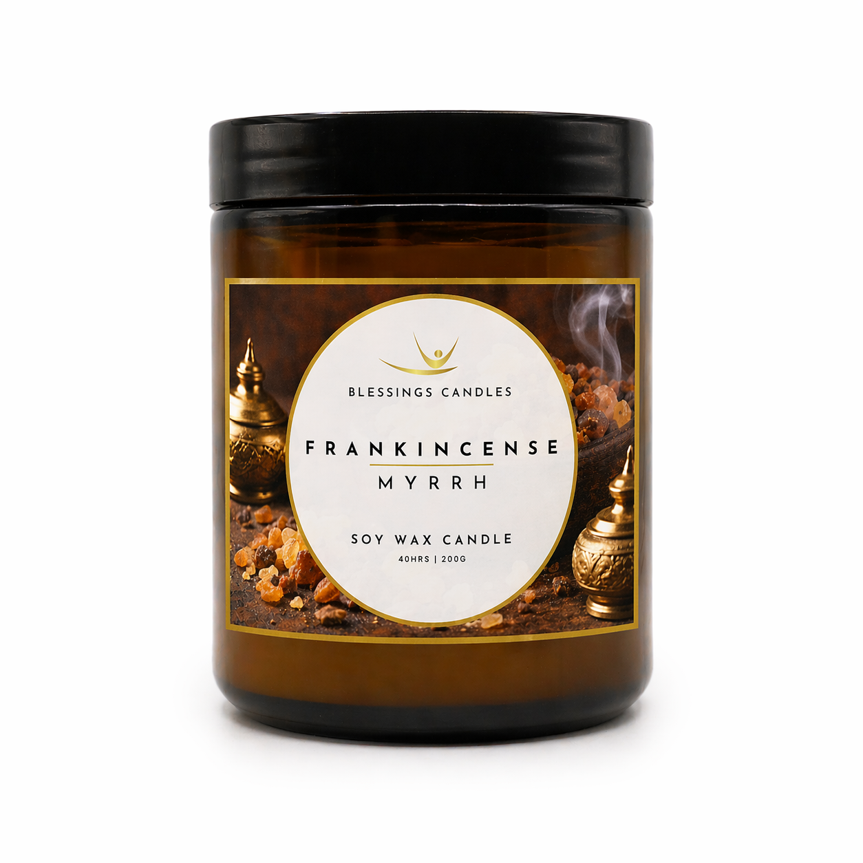 Amber Jar - Frankincense & Myrrh