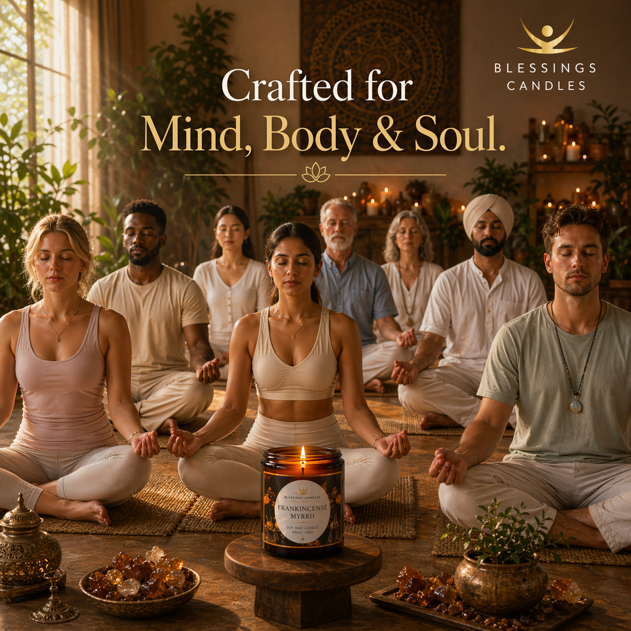 Amber Jar - Frankincense & Myrrh