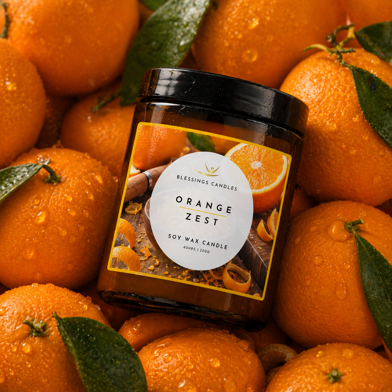 Amber Jar - Orange Zest