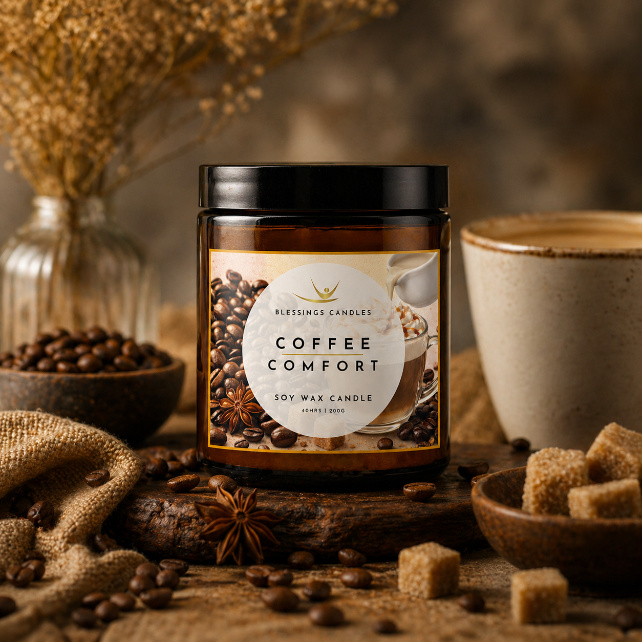 Amber Jar - Coffee Comfort
