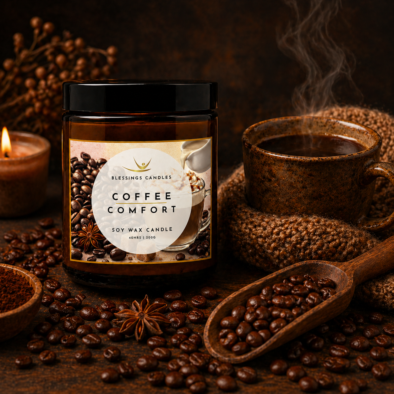 Amber Jar - Coffee Comfort