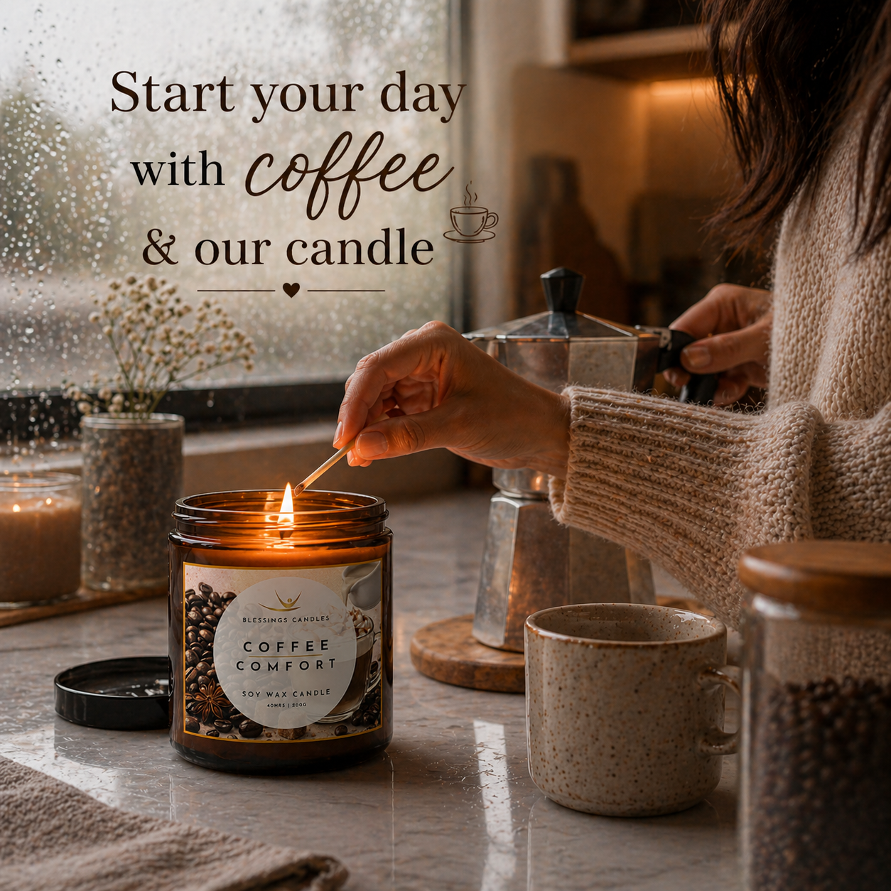 Amber Jar - Coffee Comfort