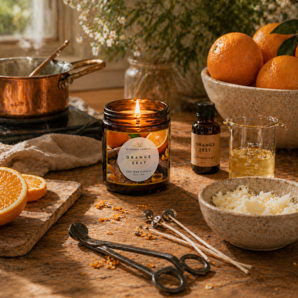 Amber Jar - Orange Zest