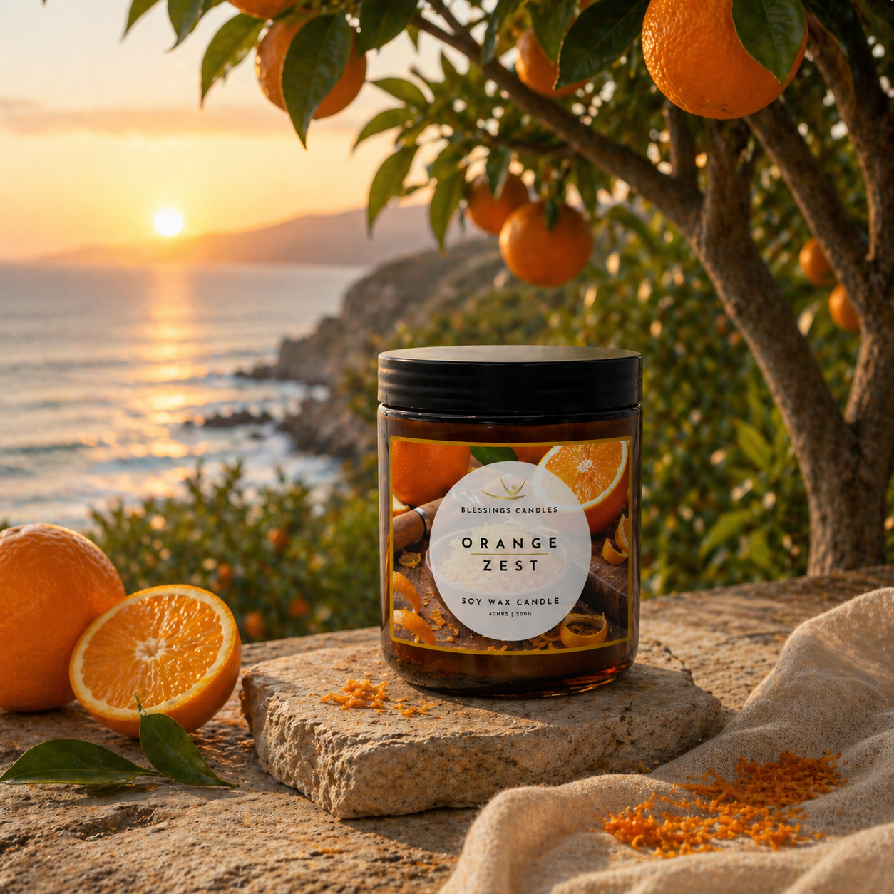 Amber Jar - Orange Zest