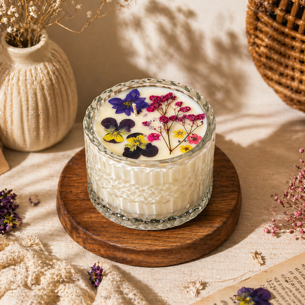 Crystal Blossoms – Botanical (Dried Pressed Flowers)