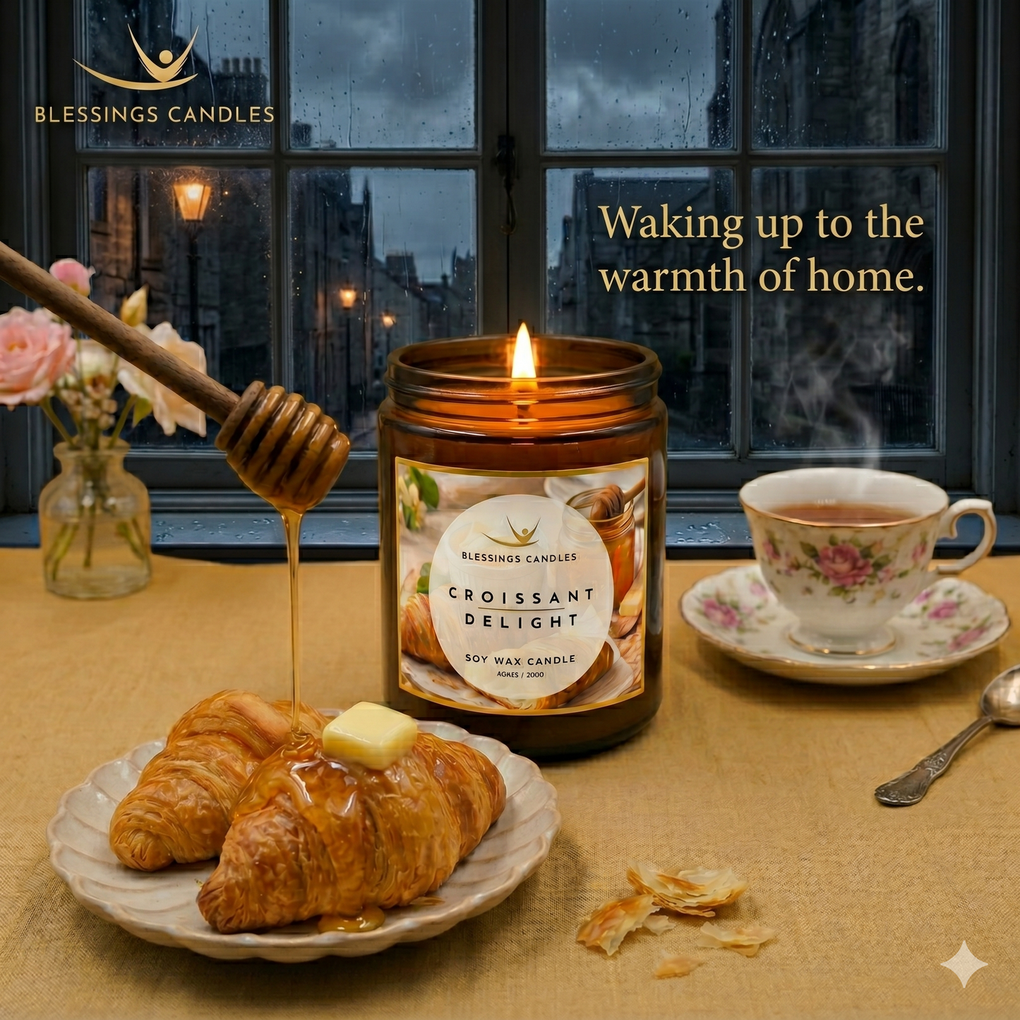 Amber Jar - Croissant Delight