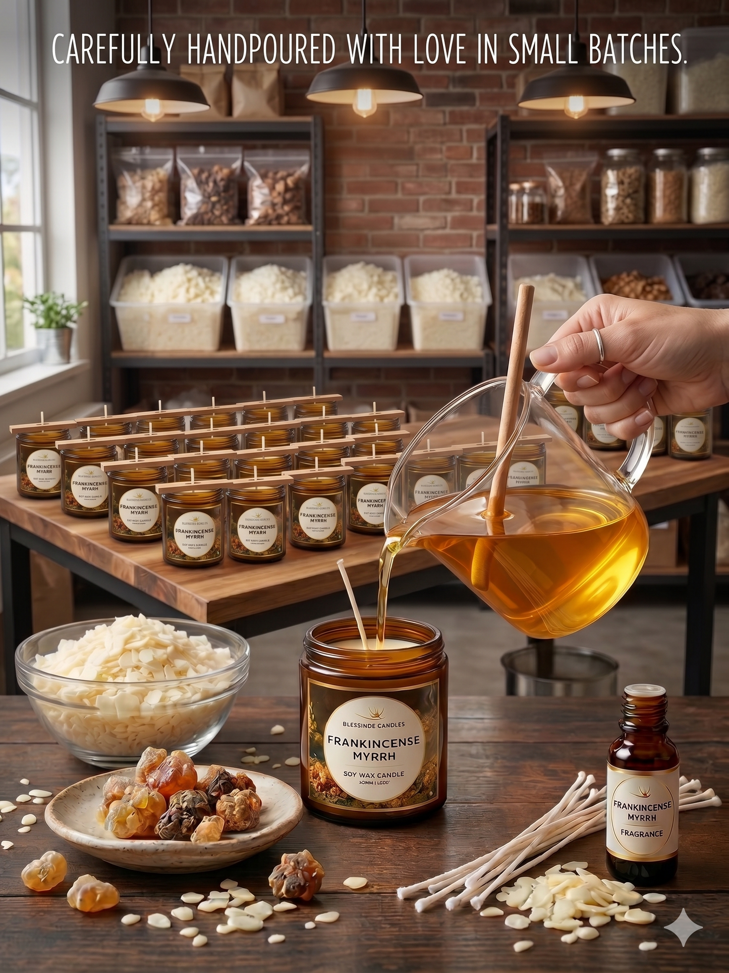 Amber Jar - Frankincense & Myrrh