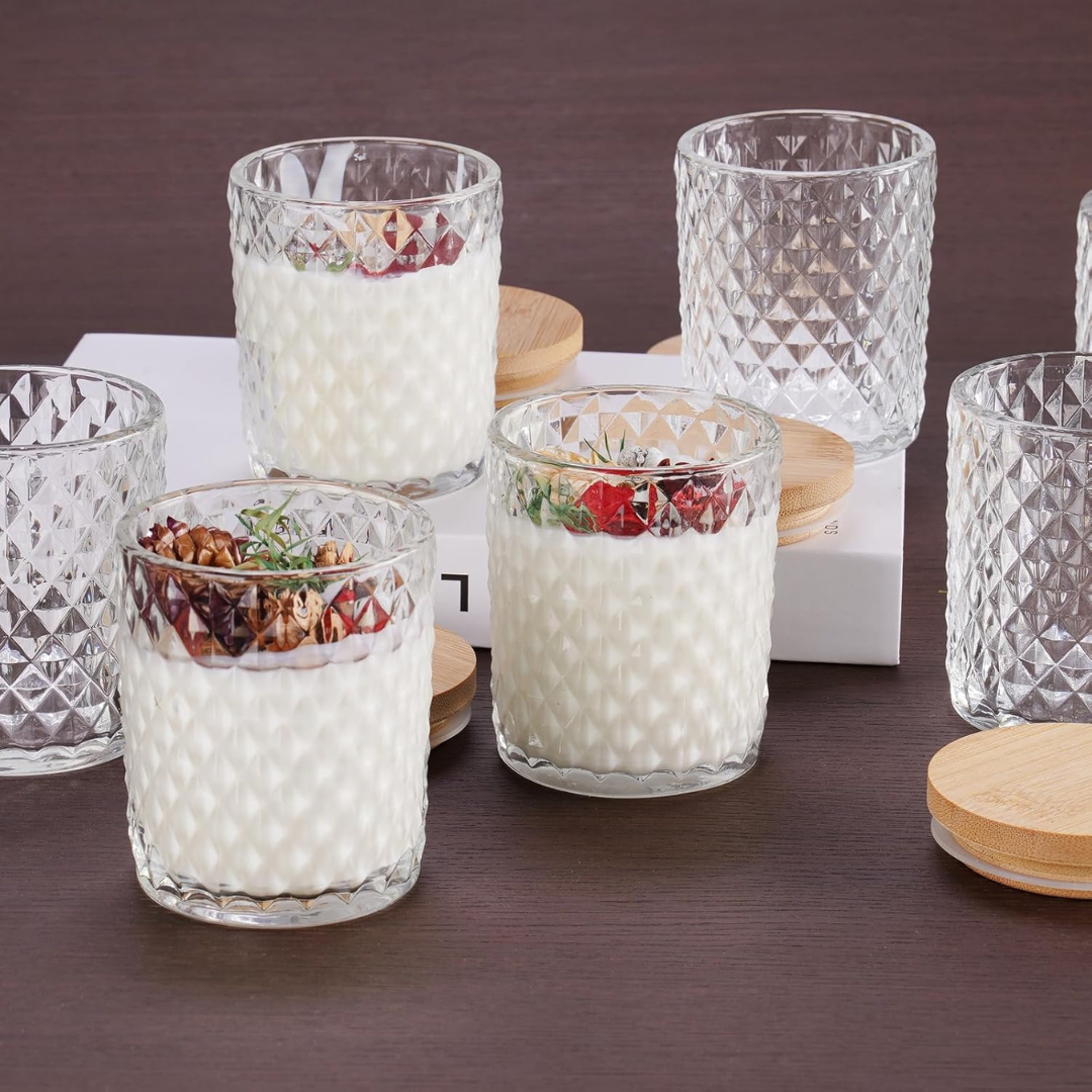 Daisy Radiance Embossed Jar Candle – 6oz